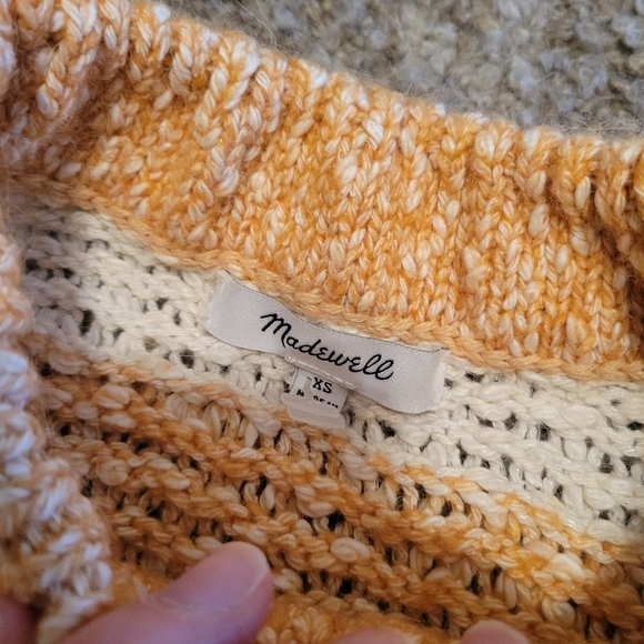 Madewell Baez Striped Pullover Sweater Size XS - Picture 7 of 9